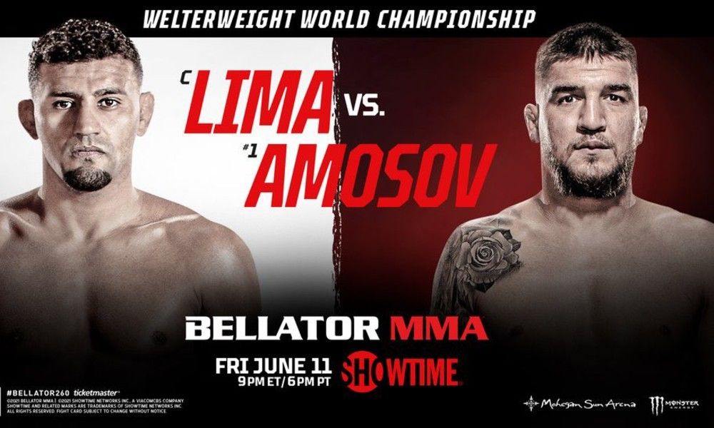 Впервые украинец может взять титул в топовой лиге. Где смотреть Bellator 260: Амосов — Лима