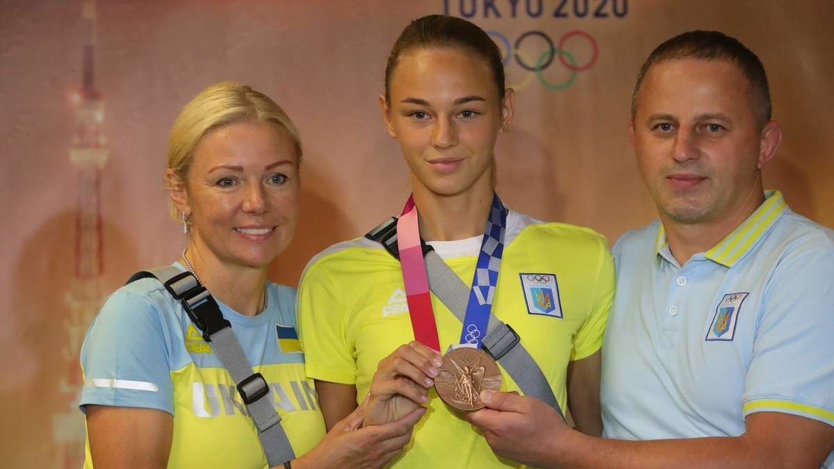 Украинка Билодид вернулась в Киев после успешной Олимпиады