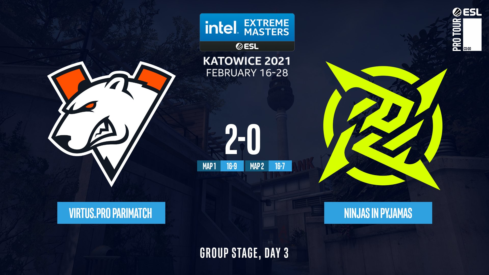 Virtus.pro — NiP: СНГ-команда продолжает борьбу на IEM Katowice 2021