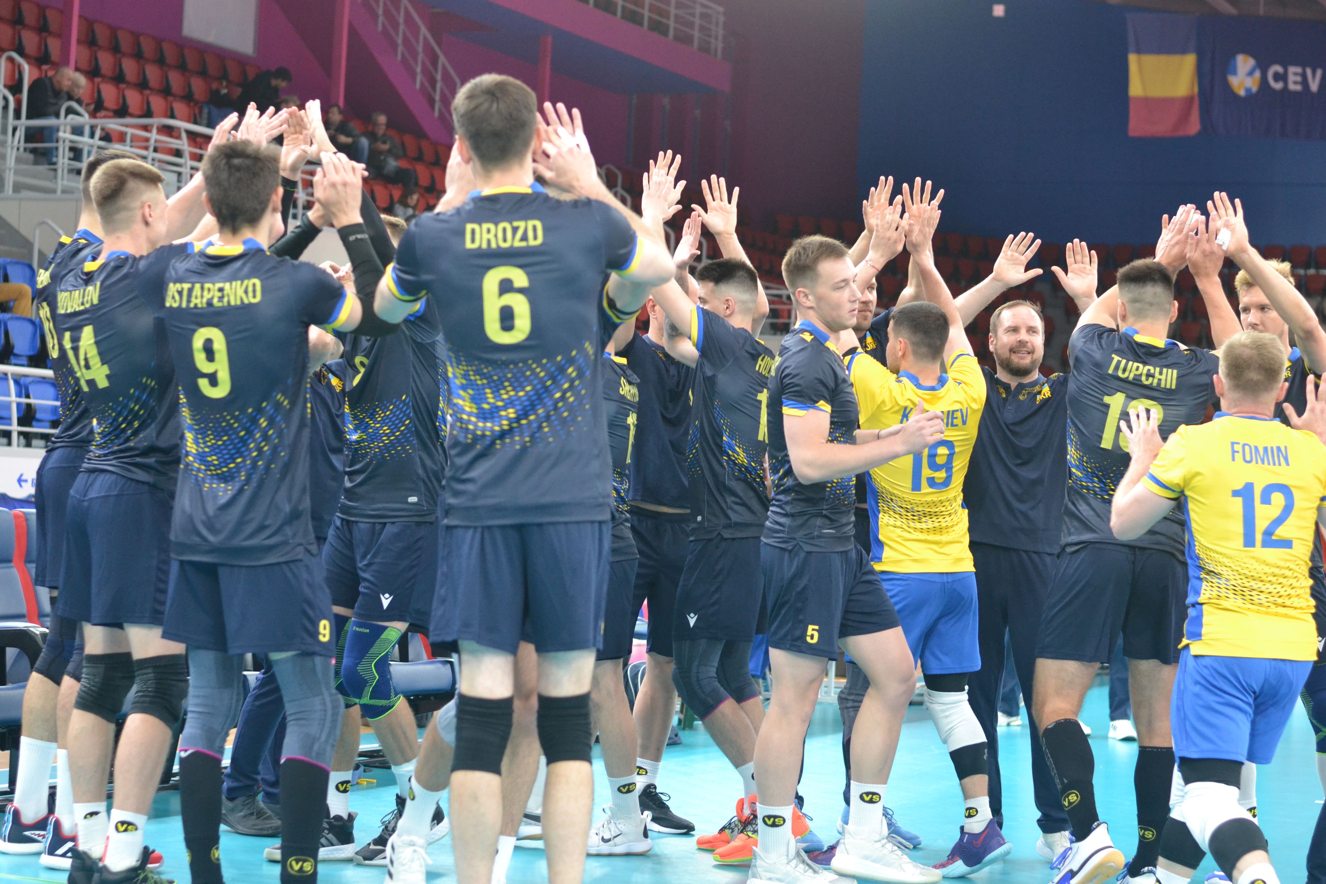 Сборная Украины победила Румынию на старте Золотой Евролиги