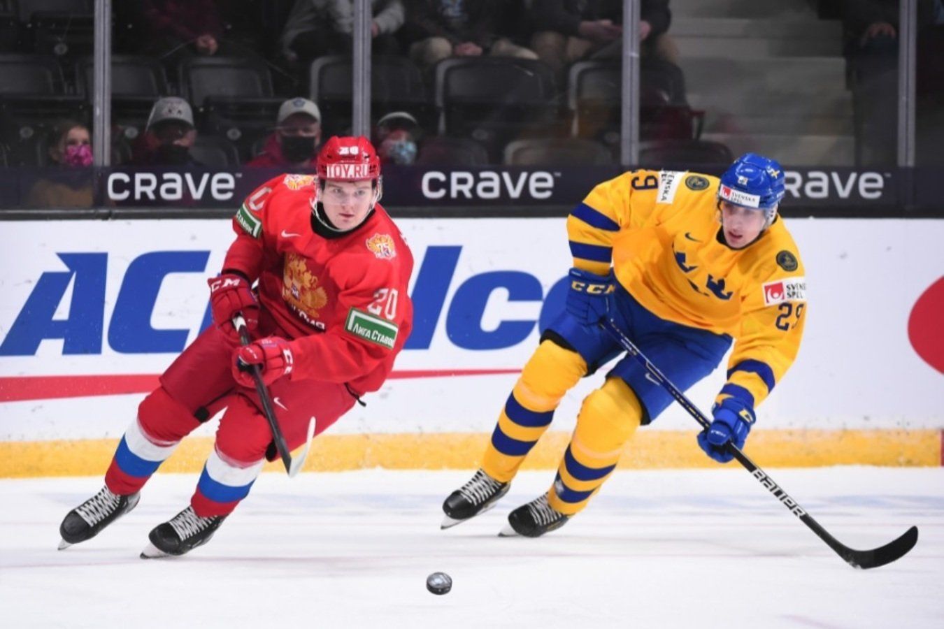 Россия начала МЧМ по хоккею с поражения от Швеции с шестью пропущенными шайбами