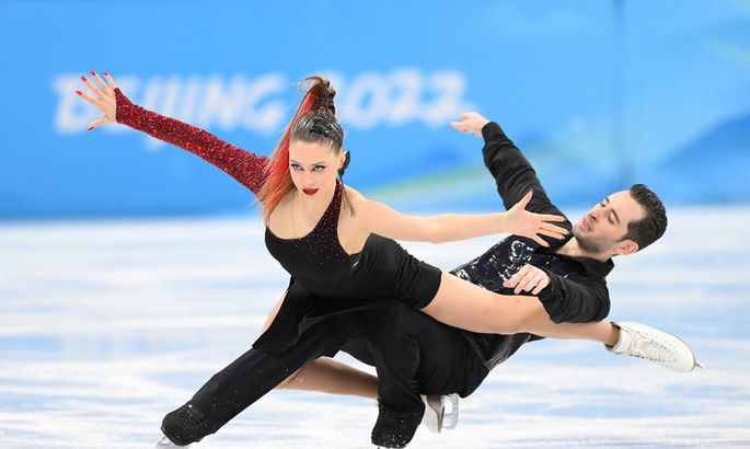 Украинские фигуристы Назарова и Никитин стали 20-ми на Олимпиаде