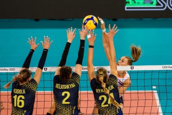 Женская сборная Украины проиграла Нидерландам на Евро