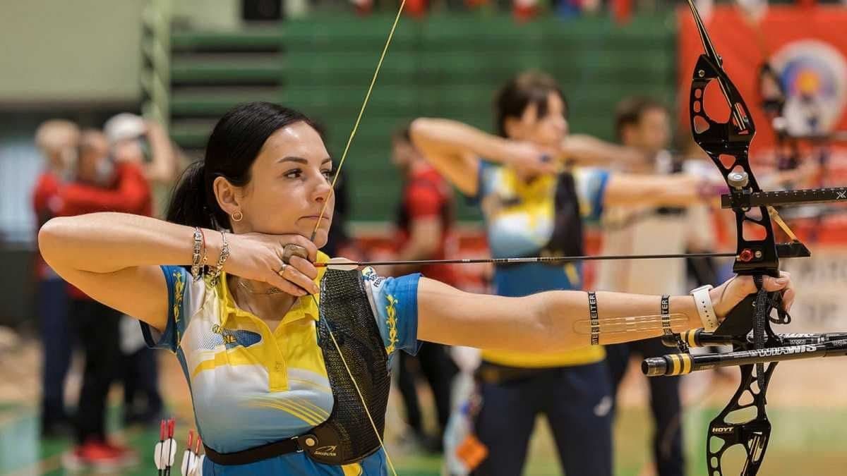 Женская сборная Украины выиграла золото на чемпионате Европы по стрельбе из лука